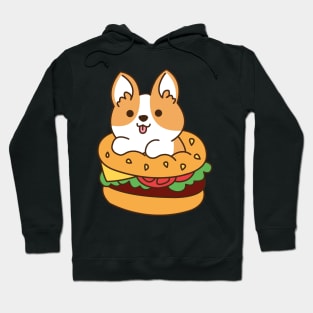 Corgi Hamburger Hoodie